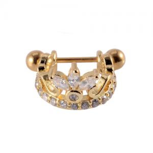 Piercing Helix Modelo 3 Aço PVD Gold